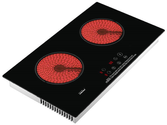 Cocina de cerámica portátil de la hornilla del doble del dispositivo de cocina, Cooktop de cerámica electrónico