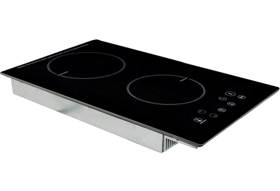 Construido en la hornilla doble Cooktop de cerámica eléctrico, cocina infrarroja para la familia/el uso comercial