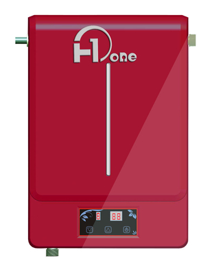 Seguridad montada en la pared del calentador de agua de la inducción Tankless roja 6000W y eficacia alta