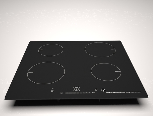 los 60cm 4 dividen la inducción de control de tacto digital Cooktop de la hornilla en zonas con CE