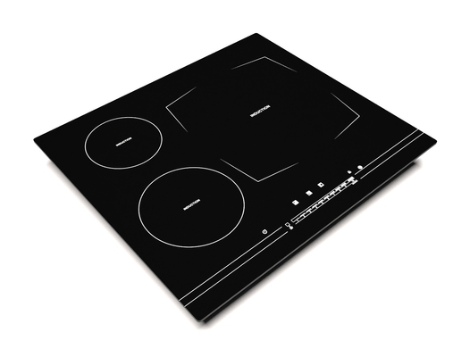 Accione el voltaje clasificado 220V-240V de la cocina de inducción de la zona 6200W tres