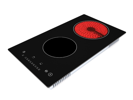 Cooktop doble del híbrido de la hornilla