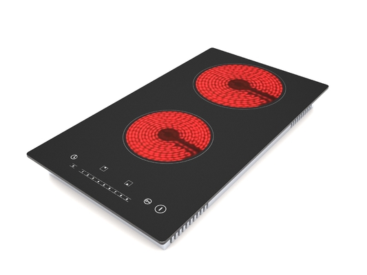 Cooktop de cerámica de la hornilla doble
