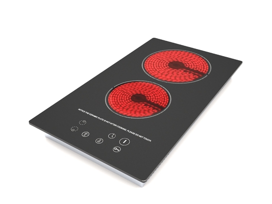 Cooktop de cerámica de la hornilla doble